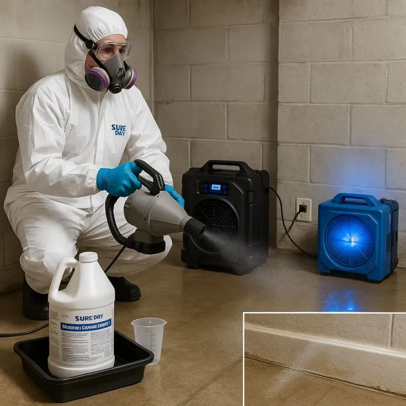 Sanitization and Odor Removal process in Pocono Pines, PA